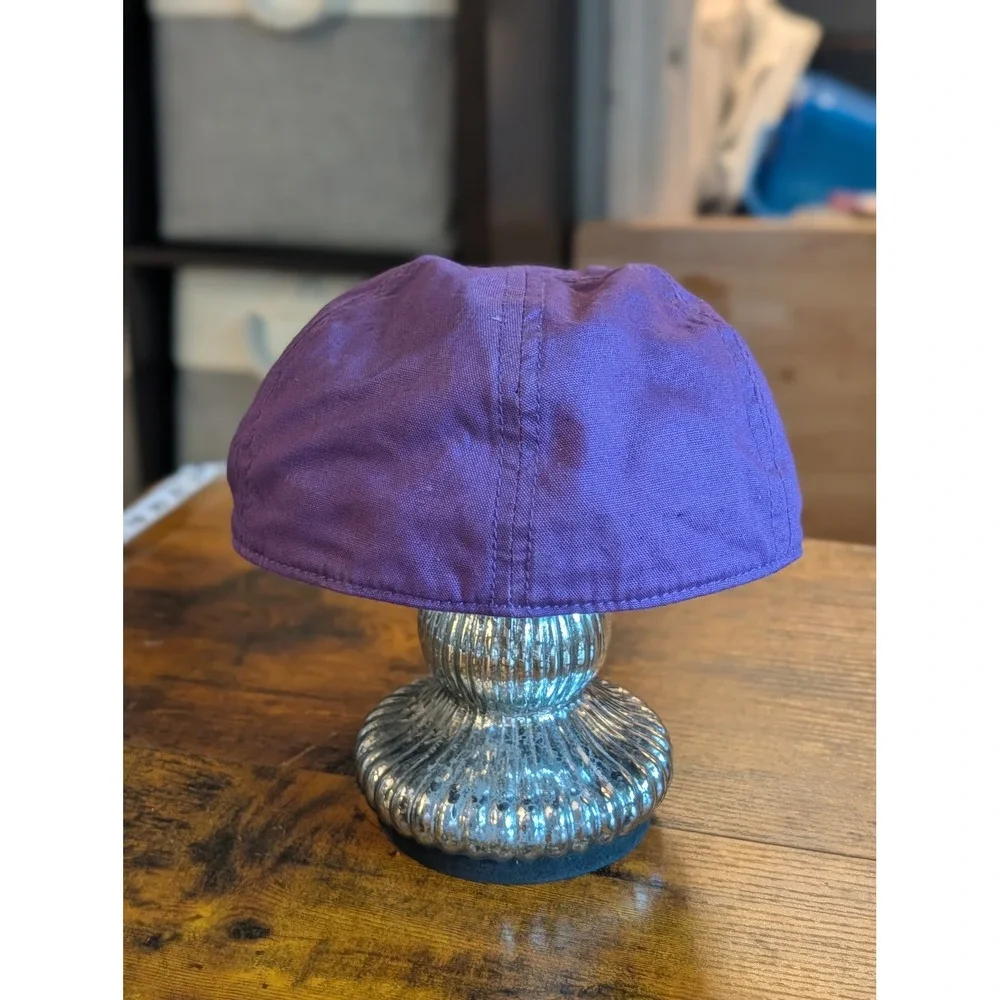 Lids Purple Cotton Six Panel Driver Newsboy Ivy Flat Cap Golf Hat S/M NWT  Golf